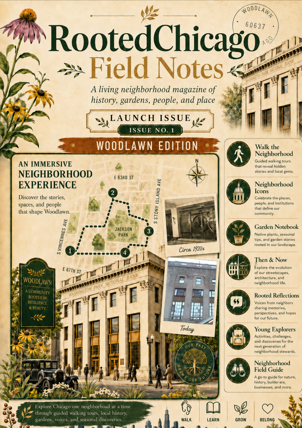 RootedChicago Field Notes — Launch Issue No. 1, Woodlawn Edition